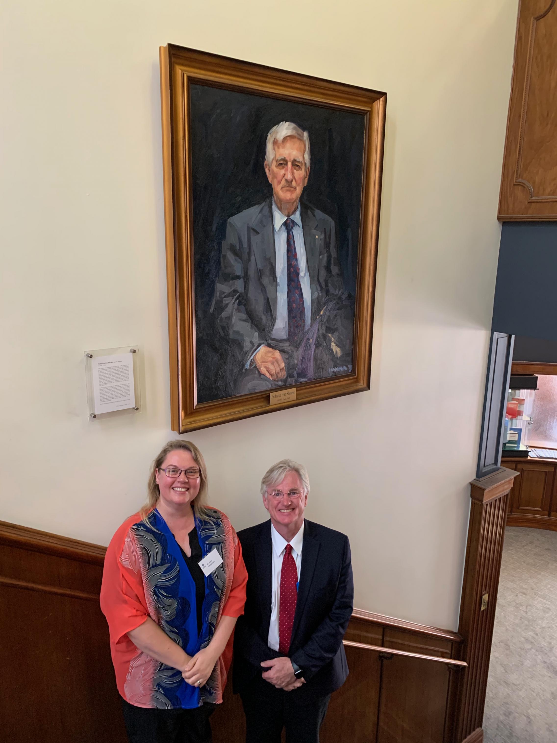 Ivan Shearer and Red Cross Image with Portrait