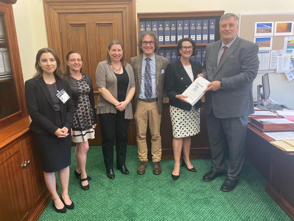 SALRI presenting its Abortion Report to SA Attorney-General, the Hon Vickie Chapman MP
