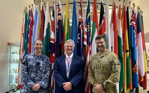 Dale Stephens and Aust Def Force