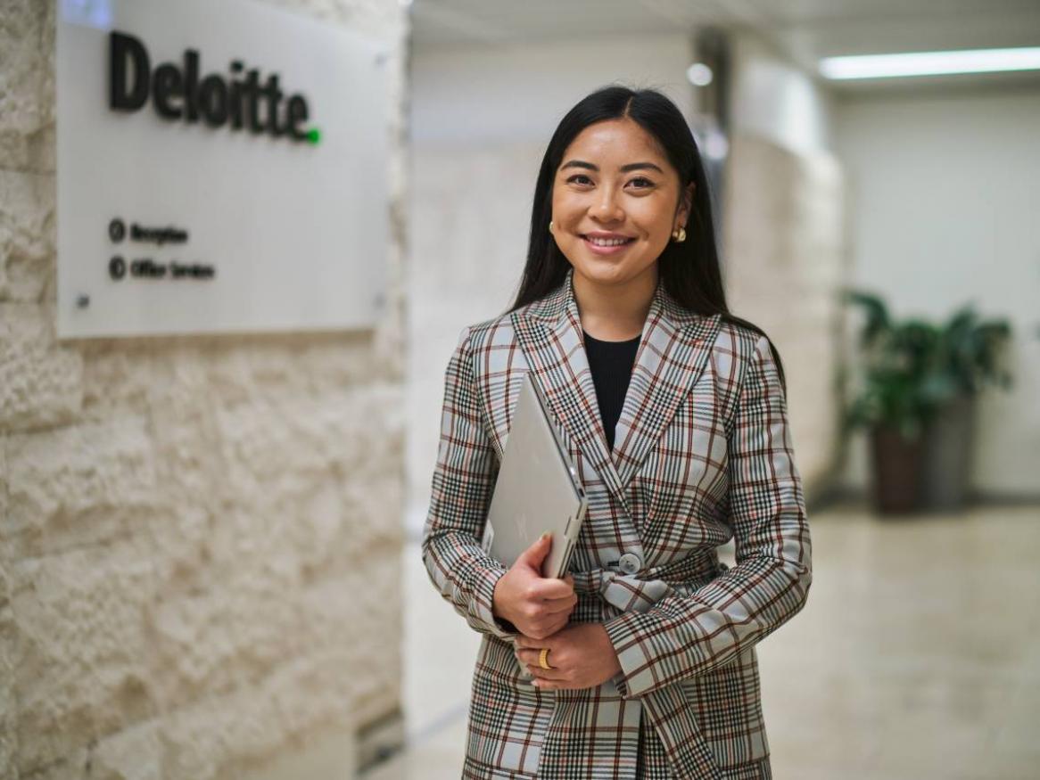 Stephanie Hoang at Deloitte, Adelaide office